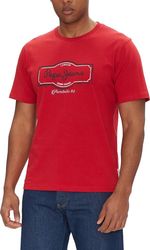 t shirt pepe jeans daxton pm509786 285 kokkino m photo