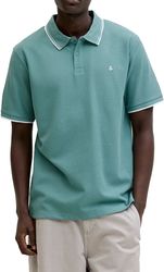 t shirt polo jack jones jjeaustin 12268130 anoixto prasino photo