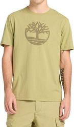 t shirt timberland kennebec river tree logo tb0a2c2r bq0 prasino photo