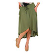 foysta gas mix jersey woven midi xaki photo