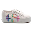 �������� SUPERGA 2790-COTW PRINTED LOGO GLITTER S11181W FLATFORM ����� (39.5)