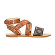 sandalia guess cevie real leather fl6cvelea03 kafe 38 photo