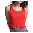 CROP TOP SUPERDRY OVIN VINTAGE RIBBED W6011296A ������� (M)