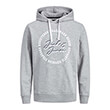 hoodie jack jones jjstamp 12211551 anoixto gkri melanze photo