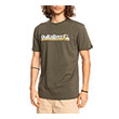 t shirt quiksilver all lined up eqyzt07046 xaki photo