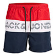 magio boxer jack jones jpstfiji jjswim colorblock 12227260 kokkino skoyro mple photo