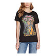 T-SHIRT GUESS DBL TIGER EASY W3RI02K9SN1 ����� (S)