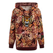 hoodie guess tiger print mix w3rq00k9r31 polyxromo photo