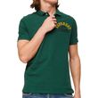 t shirt polo superdry applique classic fit m1110349a 4pr skoyro prasino photo