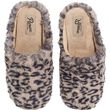 pantofles parex animal print 10130036u kafe photo
