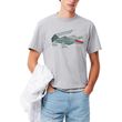 t shirt lacoste crocodile graphic th3603 cca anoixto gkri melanze photo