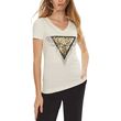 t shirt guess triangle tiger w4bi18j1314 krem photo