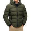 mpoyfan superdry hooded sports puffer m5011905a xaki photo