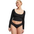 crop sloggi zero feel bliss long sleeve top mayro photo