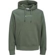 hoodie jack jones jjski 12284293 prasino photo