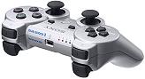 sony wireless controller dual shock 3 sixaxis silver photo