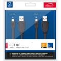 speedlink sl 4508 bk stream play charge cable set for ps4 black extra photo 1