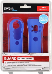 speedlinksl 4319 sbe guard silicone skin kit for ps3 move blue photo