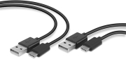 speedlinksl 460100 bk stream play charge usb c cable set for ps5 black photo