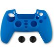 spartan gear controller silicon skin cover and thumb grips playstation 5 blue photo