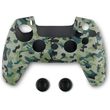 spartan gear controller silicon skin cover and thumb grips playstation 5 green camo photo