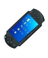 psp console 2004 base pack black photo