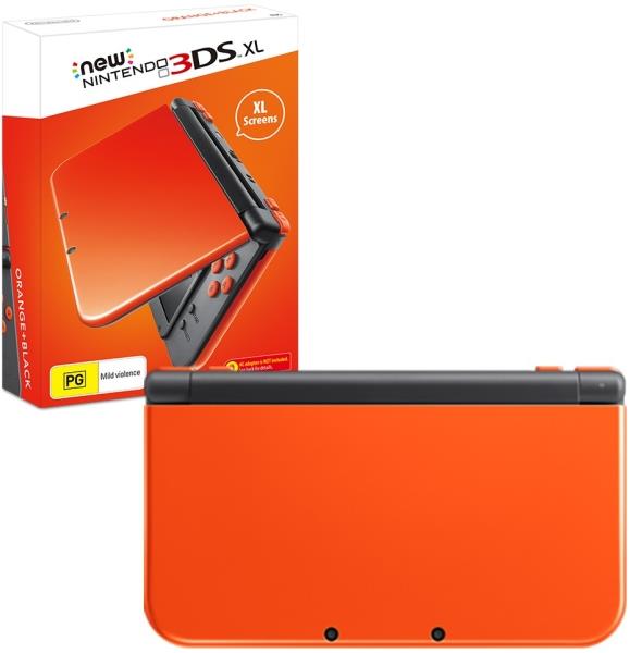 New Nintendo 3ds Xl Orange + Black Console (TDS.000120)