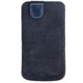 bugatti pouch perfect scale for iphone 4 4s blue leather extra photo 1