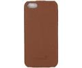 trendy8 leather flip case for iphone 5 brown extra photo 1