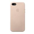 apple faceplate leather for iphone 5 5s se mf042 beige extra photo 1