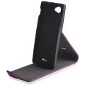 leather case stand for nokia 625 purple extra photo 1