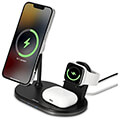 hama 187272 magcharge multi charging station wireless charging for iphone airpods extra photo 1