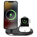 hama 187272 magcharge multi charging station wireless charging for iphone airpods extra photo 2
