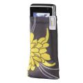 hama 91654 blossom mobile phone sock yellow universal extra photo 1