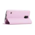 rock side flip case uni series preview for samsung galaxy s5 g900f pink extra photo 1