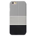 baseus leather case eden series for apple iphone 6 black grey extra photo 1