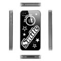 g cube a4 gpsm 4bl premium clear back shell for iphone 4 4s smile say cheese series extra photo 1