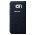 samsung s view cover fabric ef cg920bb for galaxy s6 g920 black extra photo 2