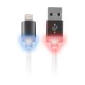 forever iphone 5 6 usb cable black led metal box extra photo 1