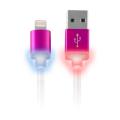 forever iphone 5 6 usb cable pink led metal box extra photo 1