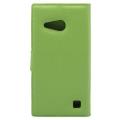 thiki flip book nokia lumia 730 735 foldable green extra photo 2