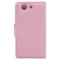 thiki flip book sony xperia z3 compact foldable pink extra photo 2