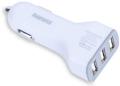 remax car charger 36a usbx3 white universal extra photo 1