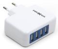 maxxter act u4ac 01 4 port usb charger 31a 15w white universal extra photo 1