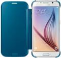 samsung flip case clear view ef zg920bl for galaxy s6 g920 blue extra photo 1