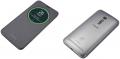 asus zenfone 2 ze551ml view flip cover deluxe silver extra photo 1