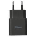 trust 19346 5w wall charger with micro usb cable black universal extra photo 1