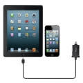 trust 19163 5w car charger with apple lightning cable black extra photo 2