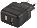 esperanza ez114 2xusb travel charger 2100ma universal extra photo 1