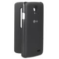 lg flip case with window ccf 390 for lg f70 black extra photo 1